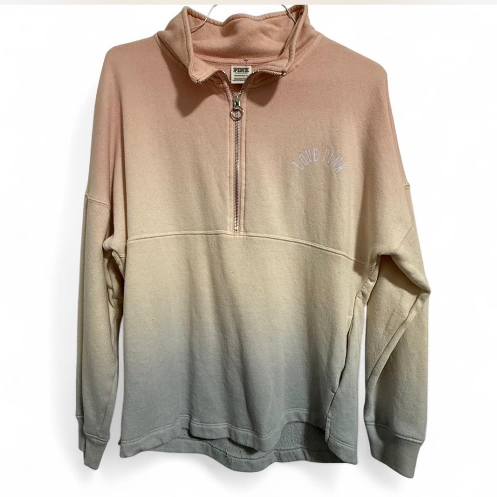 Victoria’s Secret PINK gradient half-zip sweatshirt